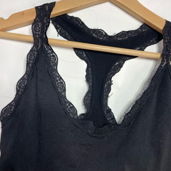 BP. Born Primitive Black Razor Back Lace Trim Sports Bra XL - Picture 5 of 8